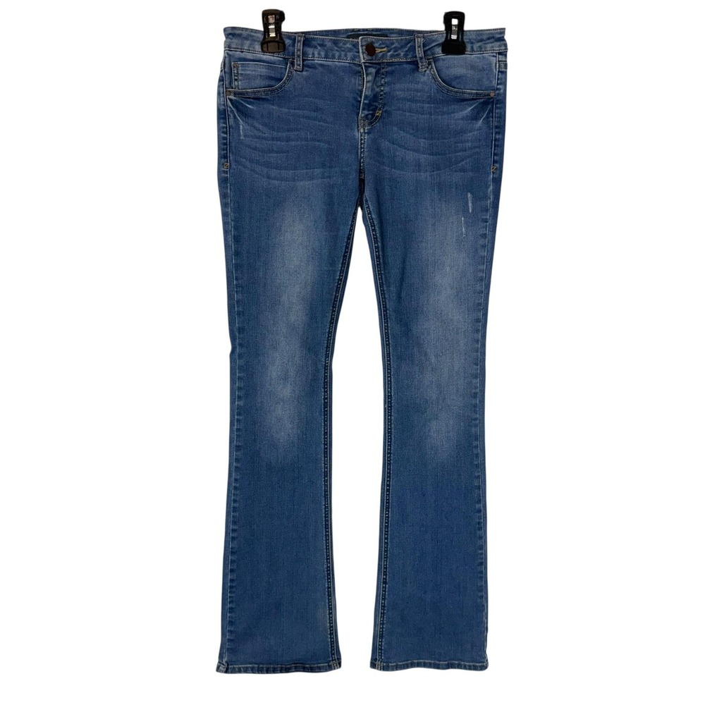 Billabong Jeans Womens 29 Blue Medium Wash Bootcut Mid‎ Rise Stretch Denim
